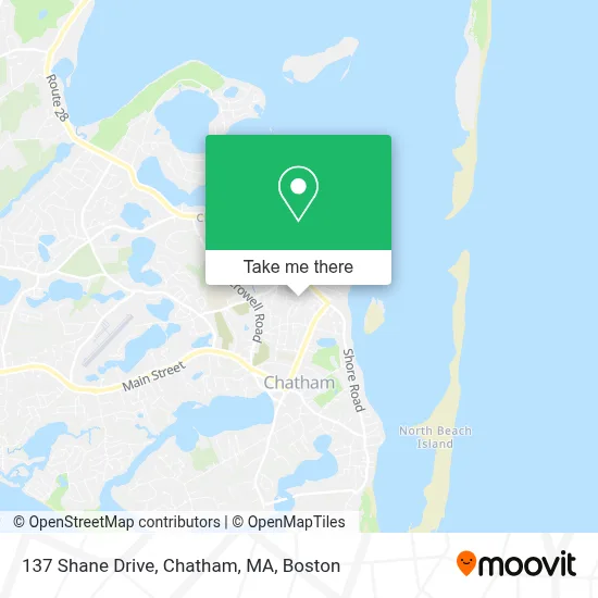 137 Shane Drive, Chatham, MA map