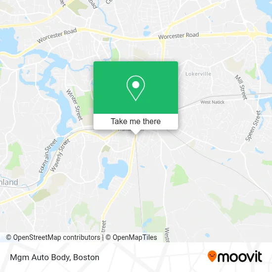 Mgm Auto Body map