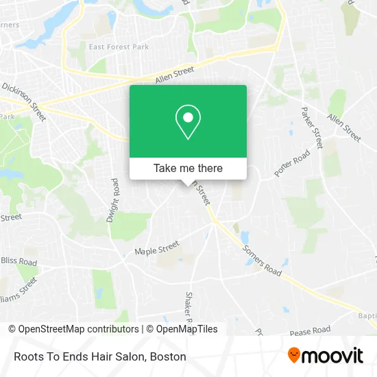 Roots To Ends Hair Salon map