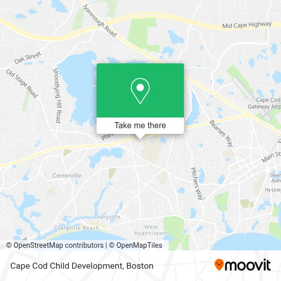Cape Cod Child Development map