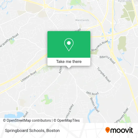 Springboard Schools map