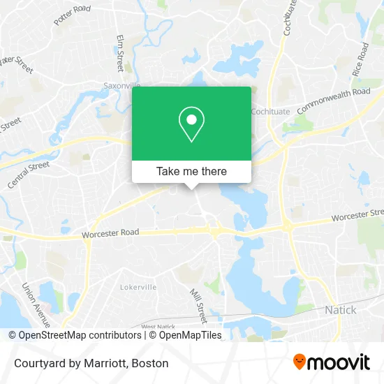 Courtyard by Marriott map