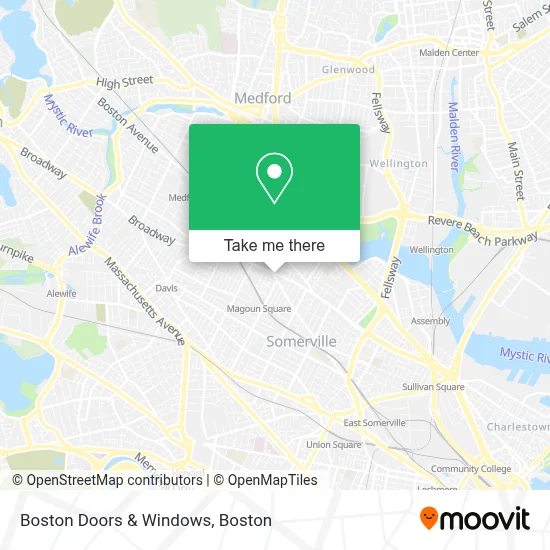 Boston Doors & Windows map