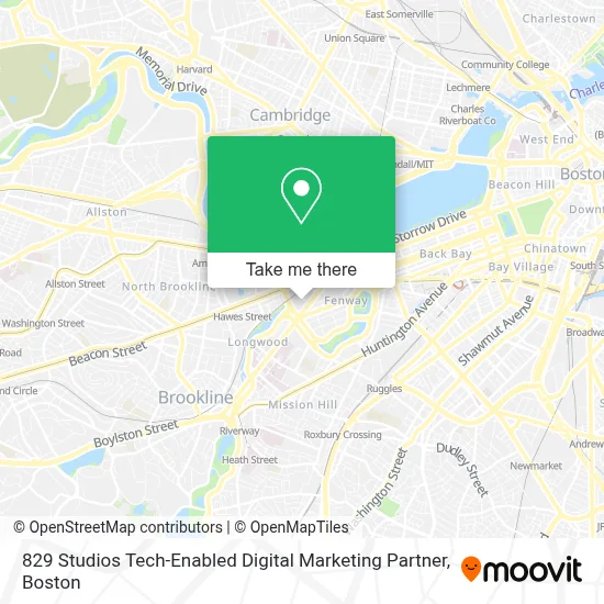 829 Studios Tech-Enabled Digital Marketing Partner map