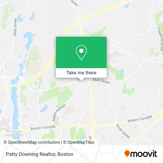 Patty Downing Realtor map