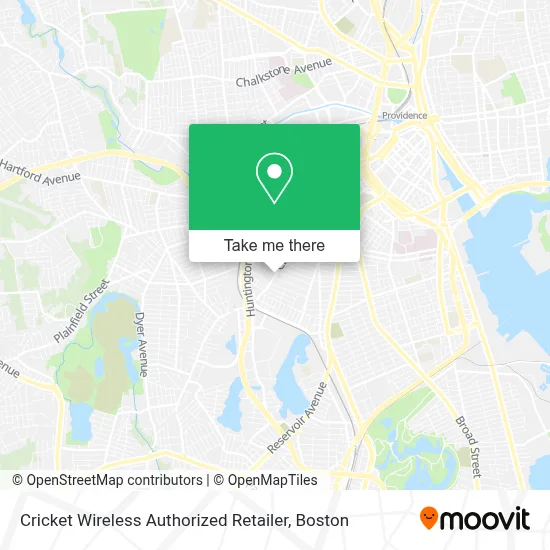 Cricket Wireless Authorized Retailer map