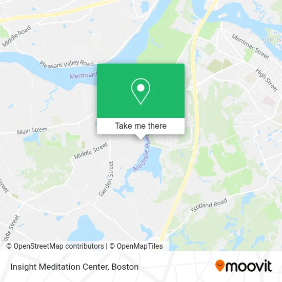Insight Meditation Center map