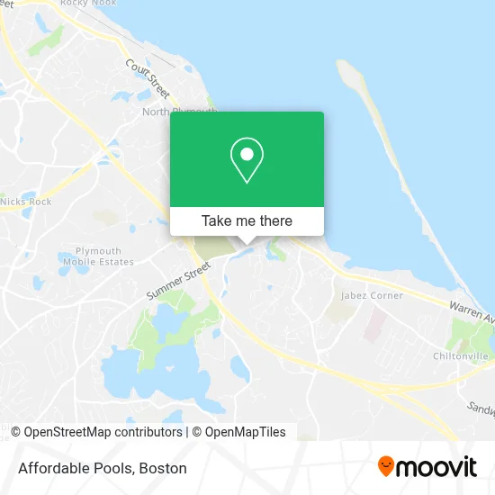 Affordable Pools map