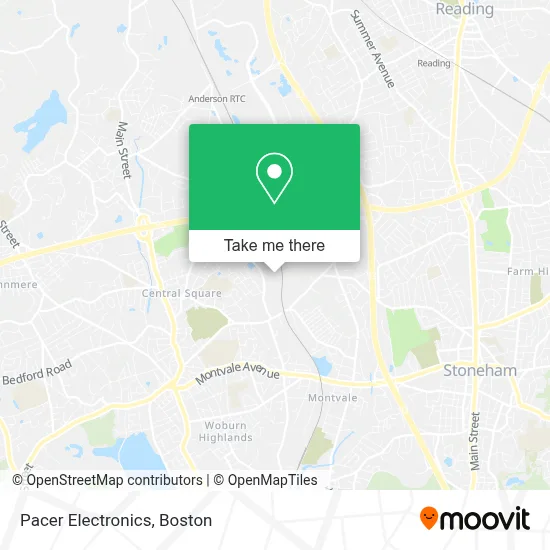 Pacer Electronics map
