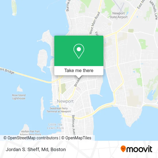 Jordan S. Sheff, Md map