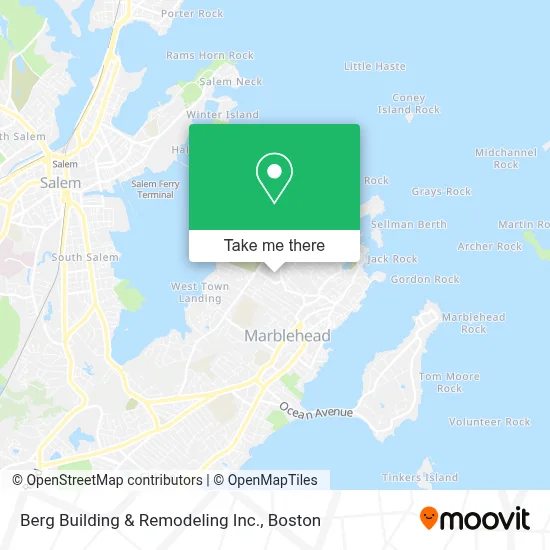 Berg Building & Remodeling Inc. map