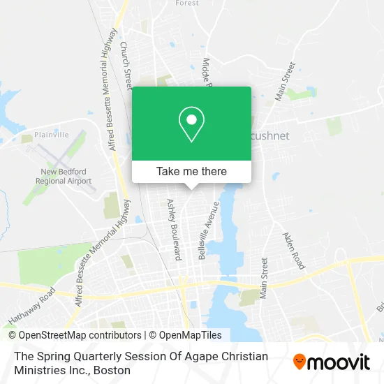 The Spring Quarterly Session Of Agape Christian Ministries Inc. map