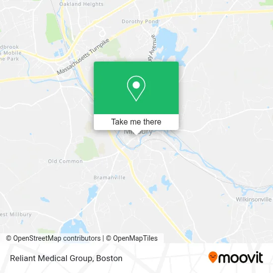 Reliant Medical Group map