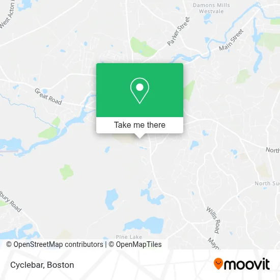 Cyclebar map