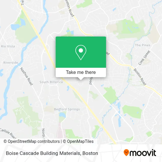 Boise Cascade Building Materials map