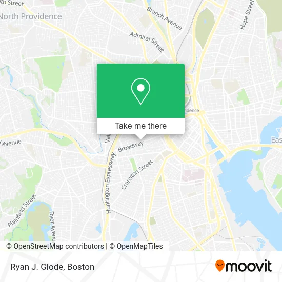 Ryan J. Glode map
