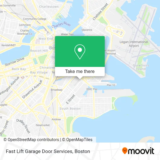Fast Lift Garage Door Services map