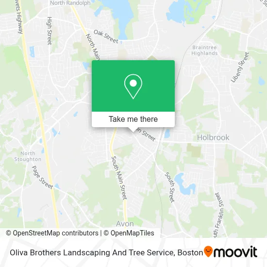 Oliva Brothers Landscaping And Tree Service map