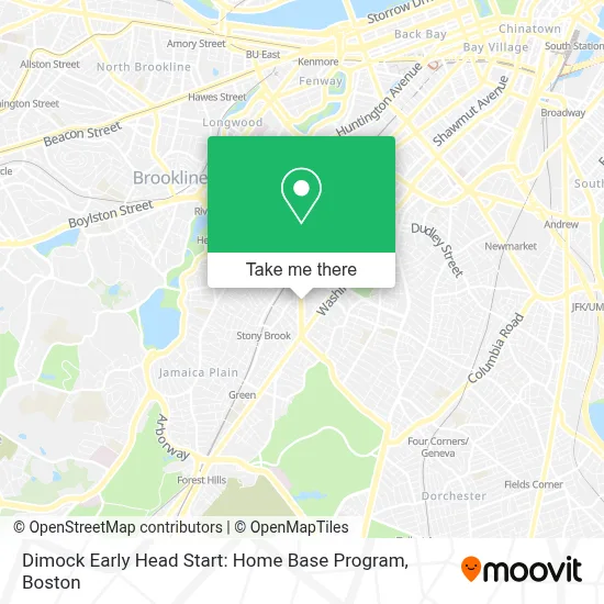 Dimock Early Head Start: Home Base Program map
