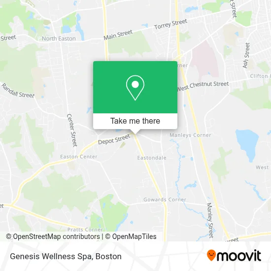 Genesis Wellness Spa map