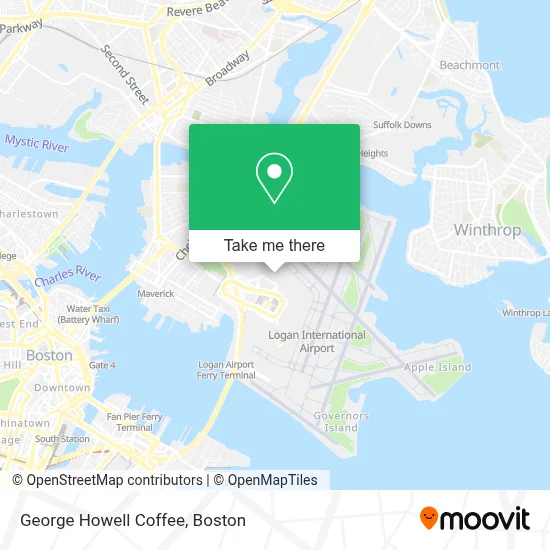 George Howell Coffee map