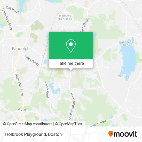 Holbrook Playground map