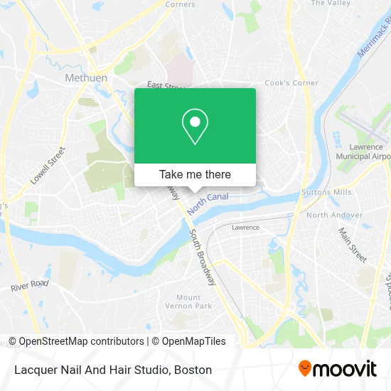 Lacquer Nail And Hair Studio map