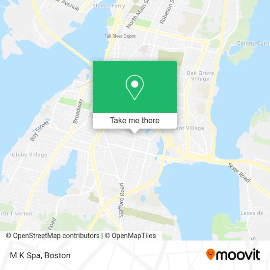 M K Spa map