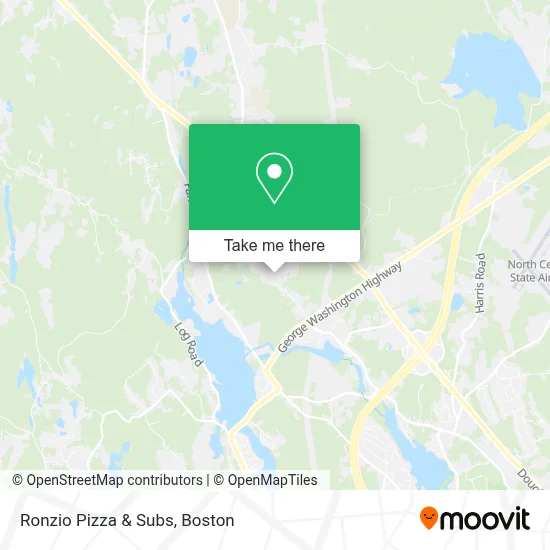Ronzio Pizza & Subs map