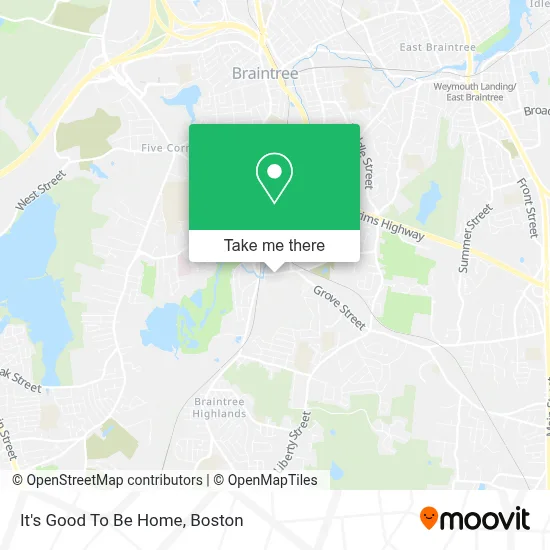 It's Good To Be Home map