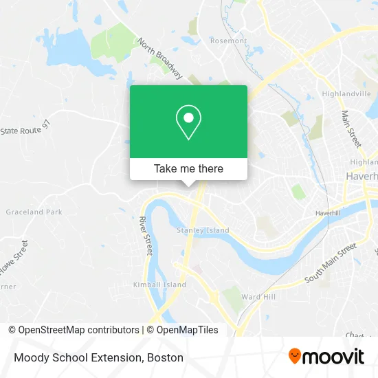 Moody School Extension map