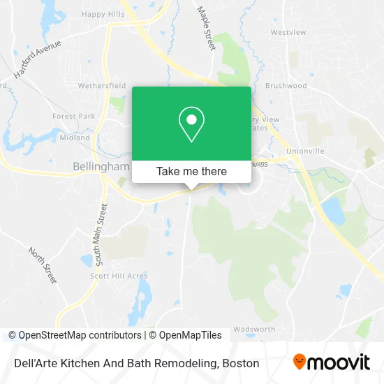 Dell'Arte Kitchen And Bath Remodeling map