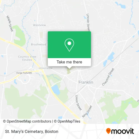 St. Mary's Cemetary map