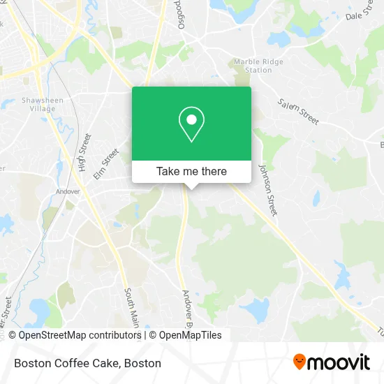 Boston Coffee Cake map