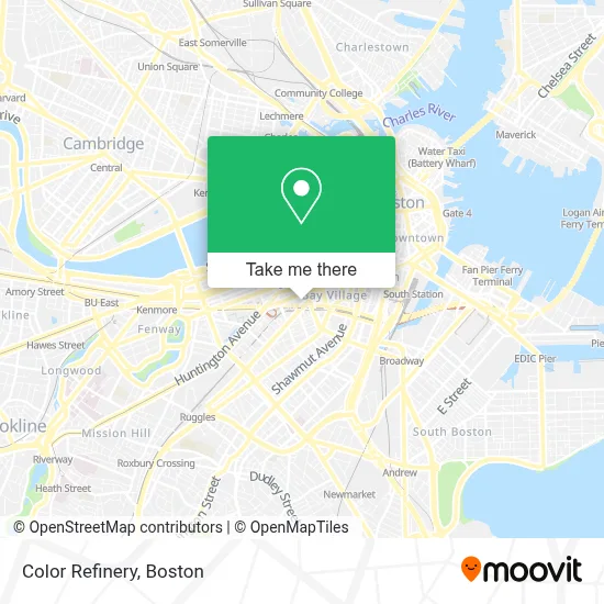 Color Refinery map