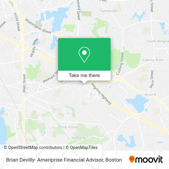 Brian Devilly- Ameriprise Financial Advisor map