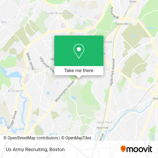 Us Army Recruiting map