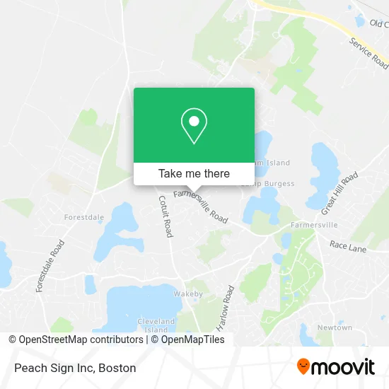 Peach Sign Inc map