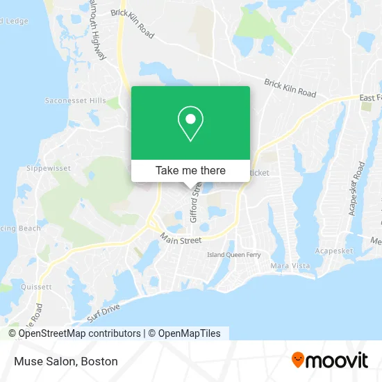 Muse Salon map