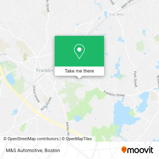 M&S Automotive map