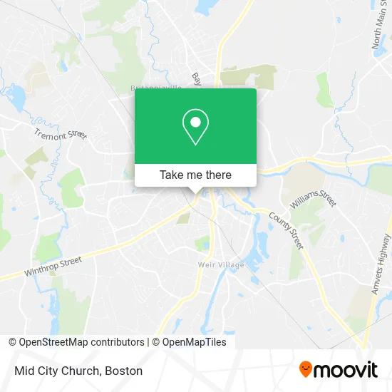 Mid City Church map