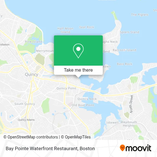 Bay Pointe Waterfront Restaurant map