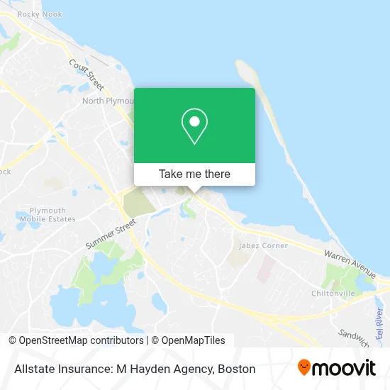 Allstate Insurance: M Hayden Agency map