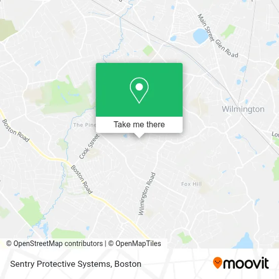 Sentry Protective Systems map
