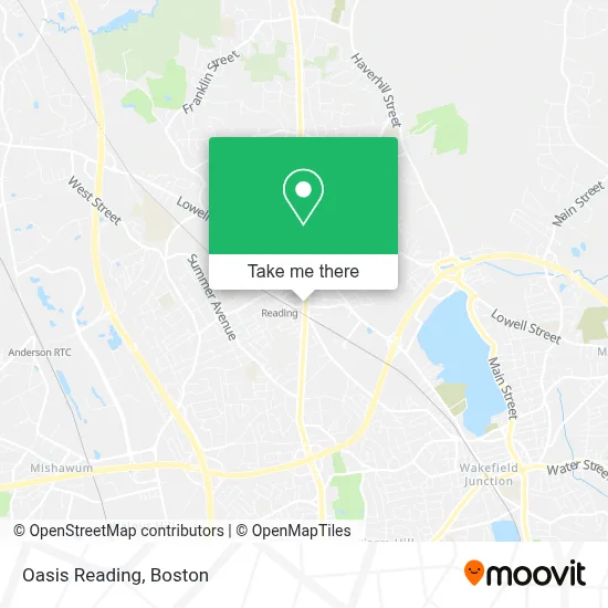 Oasis Reading map
