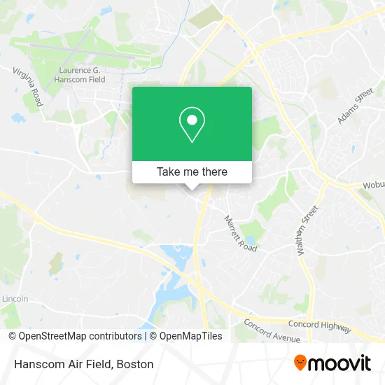 Hanscom Air Field map