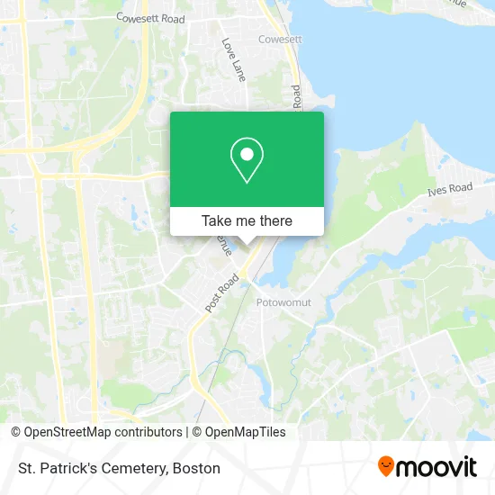 St. Patrick's Cemetery map