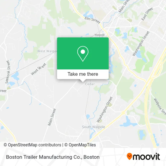 Boston Trailer Manufacturing Co. map