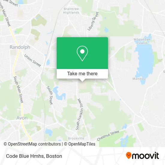 Code Blue Hmhs map