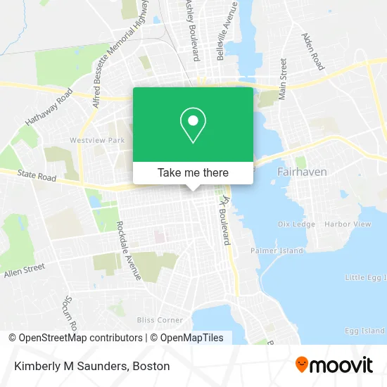 Kimberly M Saunders map